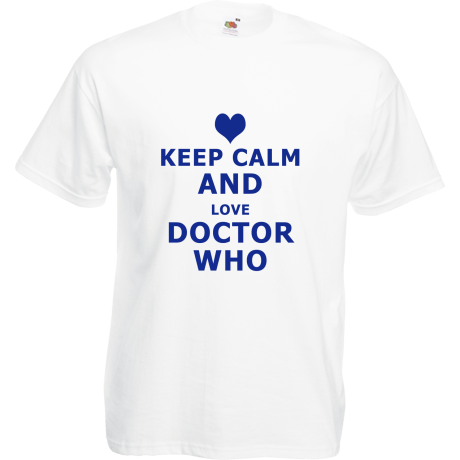 Koszulka „Keep Calm and Love Doctor Who”
