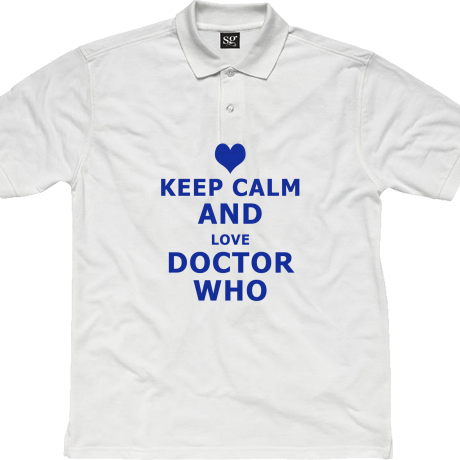 Polo „Keep Calm and Love Doctor Who”