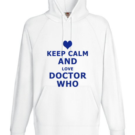 Bluza z kapturem „Keep Calm and Love Doctor Who”