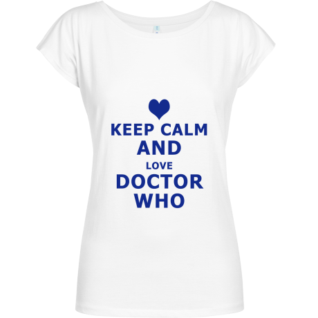 Koszulka Geffer „Keep Calm and Love Doctor Who”