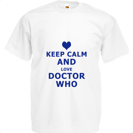 Koszulka dziecięca „Keep Calm and Love Doctor Who”