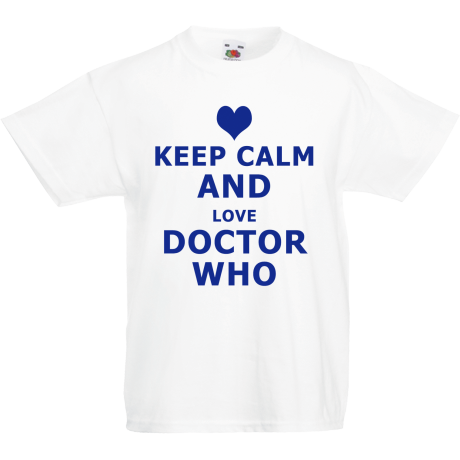 Koszulka dla malucha „Keep Calm and Love Doctor Who”