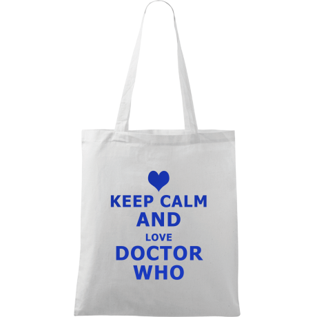 Torba „Keep Calm and Love Doctor Who”