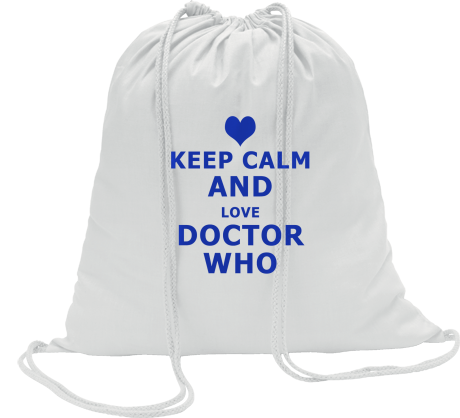 Worko-plecak „Keep Calm and Love Doctor Who”