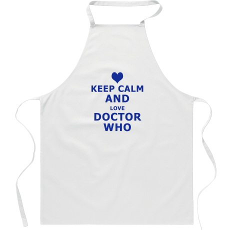Fartuch „Keep Calm and Love Doctor Who”