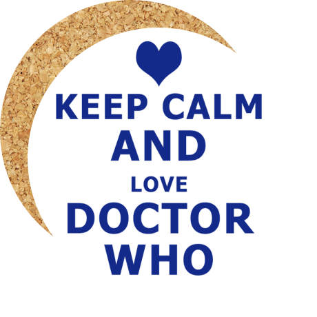 Podkładka pod kubek „Keep Calm and Love Doctor Who”