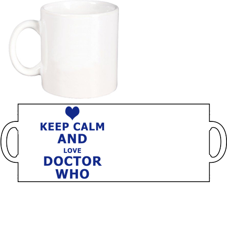 Kubek „Keep Calm and Love Doctor Who”
