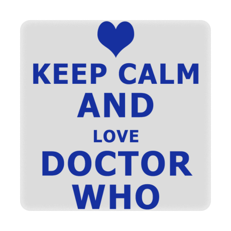 Magnes „Keep Calm and Love Doctor Who”