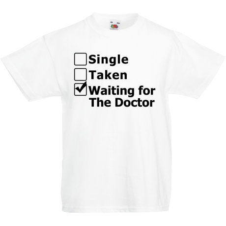 Koszulka dla malucha „Waiting for the Doctor”