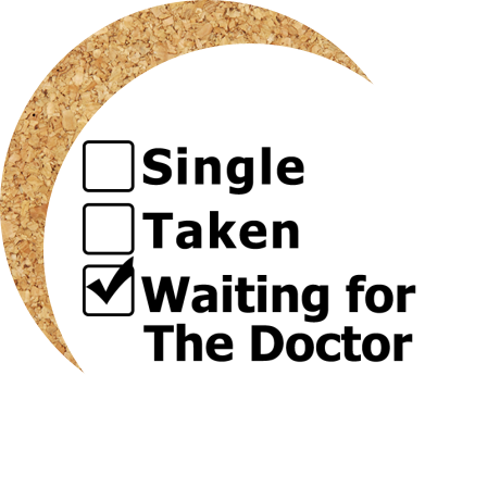 Podkładka pod kubek „Waiting for the Doctor”