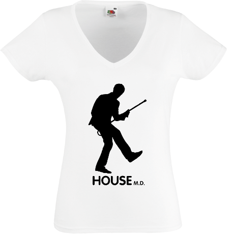 Koszulka damska w serek „House M.D.”