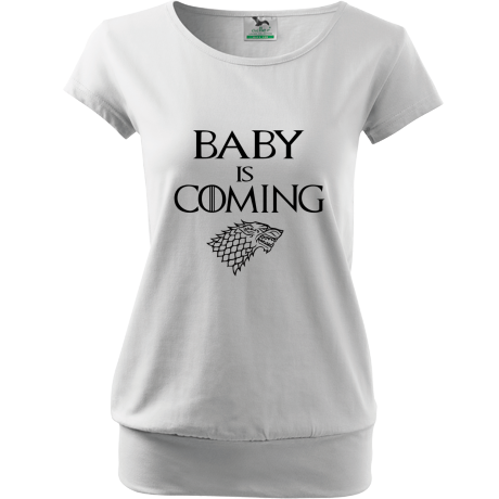 Koszulka City „Baby Is Coming”