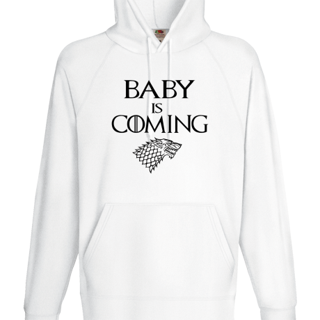 Bluza z kapturem „Baby Is Coming”