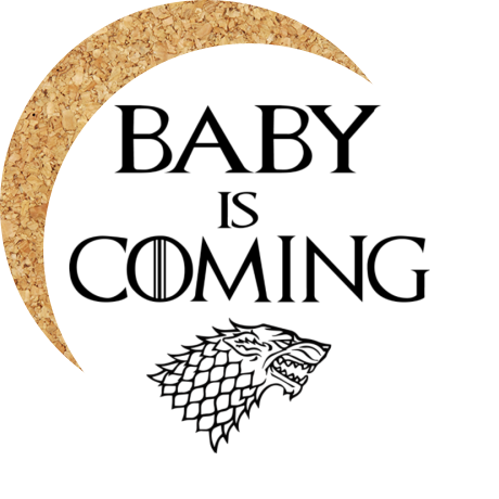 Podkładka pod kubek „Baby Is Coming”
