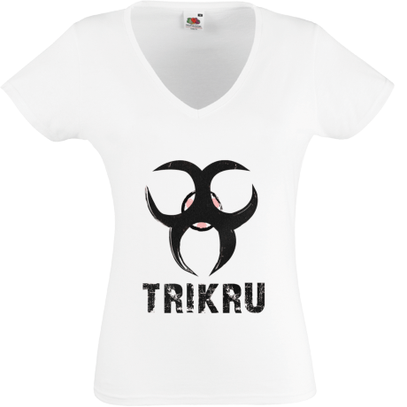 Koszulka damska w serek „Trikru”