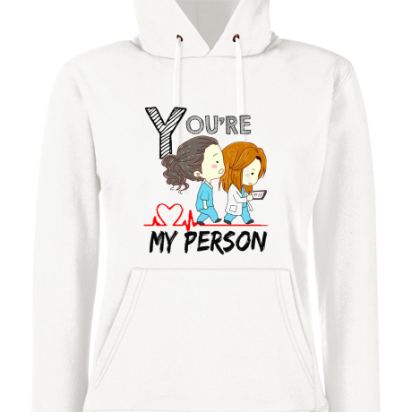 Bluza damska z kapturem „You’re My Person 2”