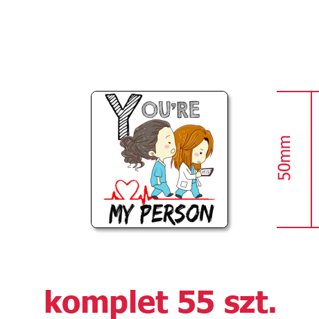 Wlepka „You’re My Person 2”