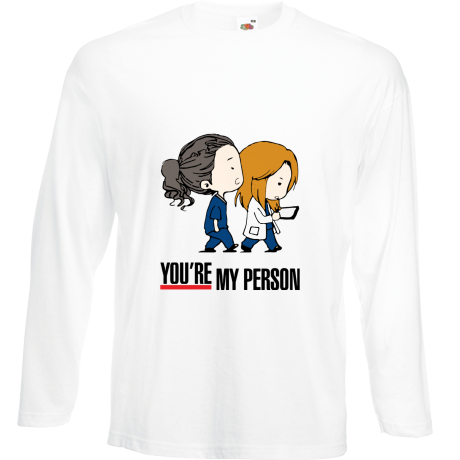 Koszulka z długim rękawem „You’re My Person 4”