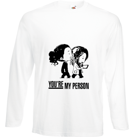 Koszulka z długim rękawem „You’re My Person 5”