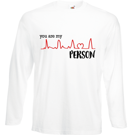 Koszulka z długim rękawem „You Are My Person”