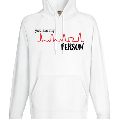 Bluza z kapturem „You Are My Person”