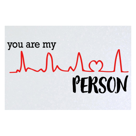 Blacha „You Are My Person”