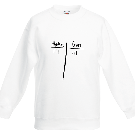 Bluza dziecięca „House vs. God”