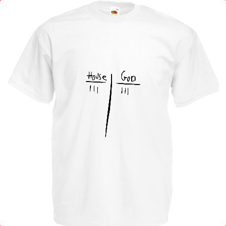 Koszulka dziecięca „House vs. God”