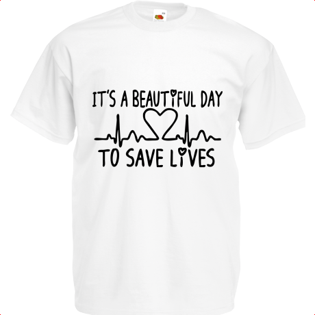 Koszulka dziecięca „It’s Beautiful Day To Save Lives”