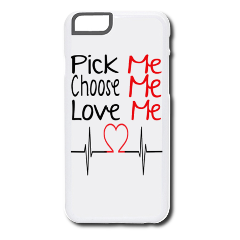 Etui na iPhone „Pick, Choose, Love Me”