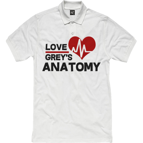 Polo damskie „Love Grey’s Anatomy”