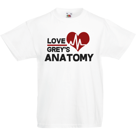 Koszulka dla malucha „Love Grey’s Anatomy”