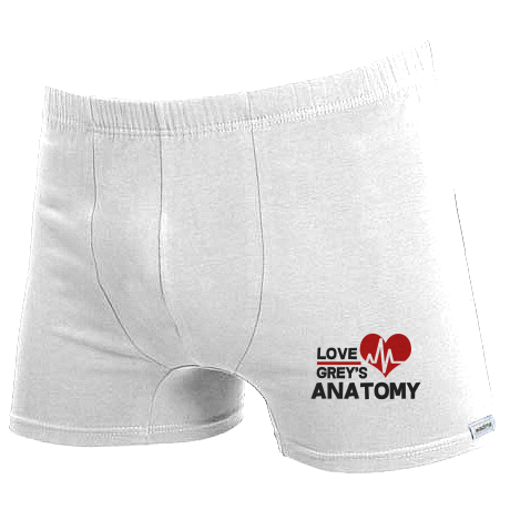 Bokserki „Love Grey’s Anatomy”
