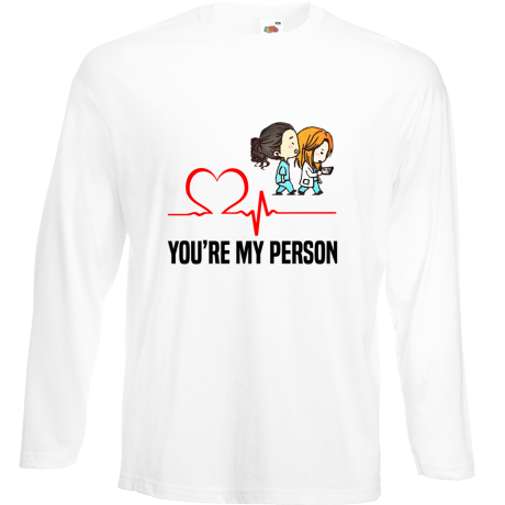 Koszulka z długim rękawem „You’re My Person 6”