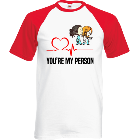 Koszulka bejsbolówka „You’re My Person 6”