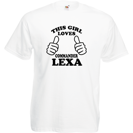 Koszulka „This Girl Loves Commander Lexa”