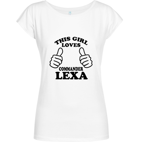 Koszulka Geffer „This Girl Loves Commander Lexa”