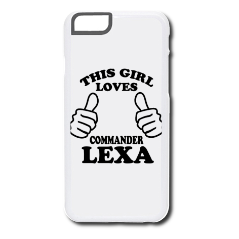 Etui na iPhone „This Girl Loves Commander Lexa”