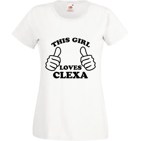 Koszulka damska „This Girls Loves Clexa”