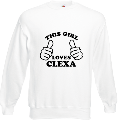 Bluza „This Girls Loves Clexa”