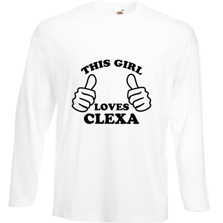 Koszulka z długim rękawem „This Girls Loves Clexa”