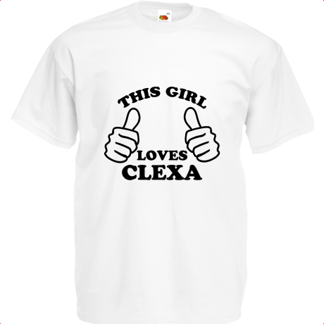 Koszulka dziecięca „This Girls Loves Clexa”