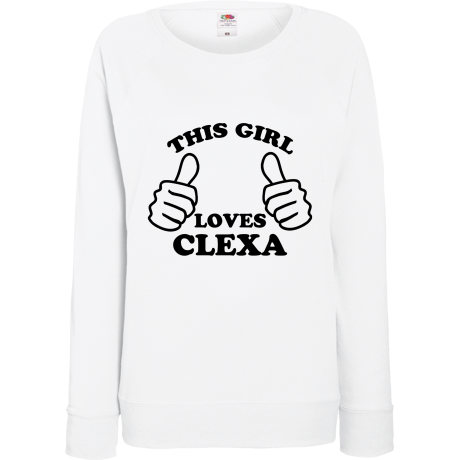 Bluza damska „This Girls Loves Clexa”