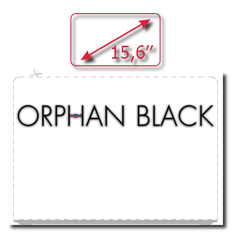 Naklejka na laptop „Orphan Black”
