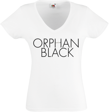 Koszulka damska w serek „Orphan Black Logo”