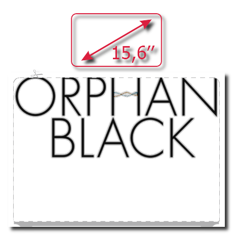 Naklejka na laptop „Orphan Black Logo”