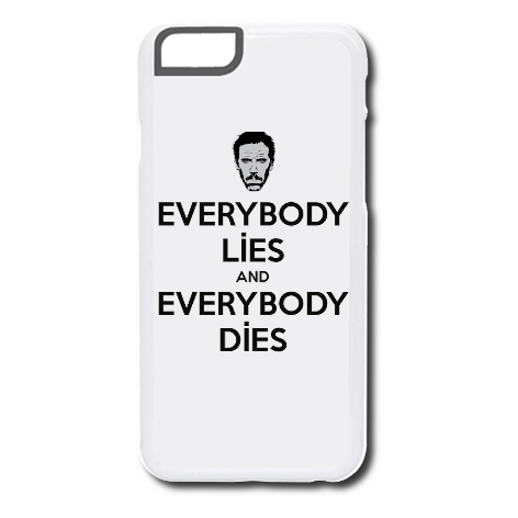 Etui na iPhone „Everybody Lies and Everybody Dies”