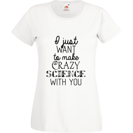 Koszulka damska „Crazy Science”