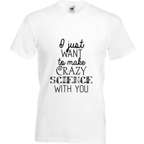 Koszulka w serek „Crazy Science”