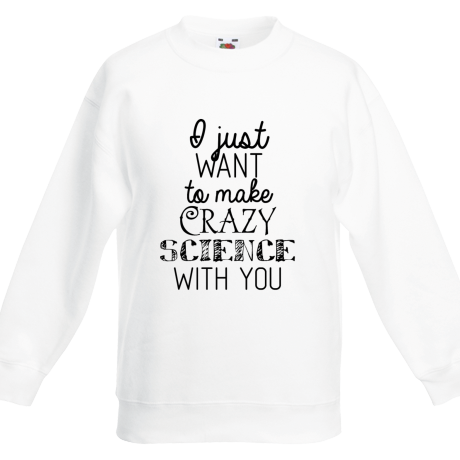Bluza dziecięca „Crazy Science”